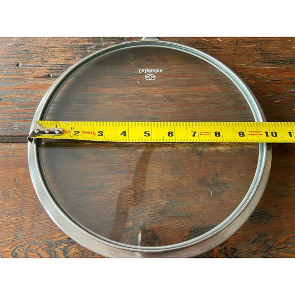 CALPHALON Premier Space-Saving Stainless Steel Glass Lid w/Long Handle - Picture 8 of 8